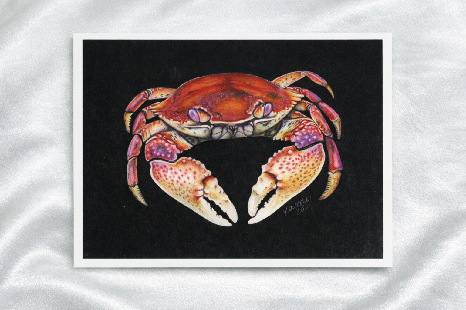 Dungeness Crab print presentation