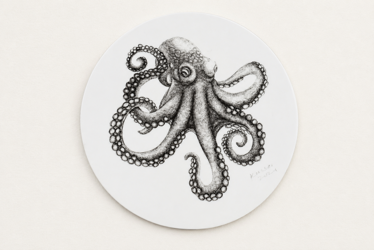 Pacific Octopus magnet presentation