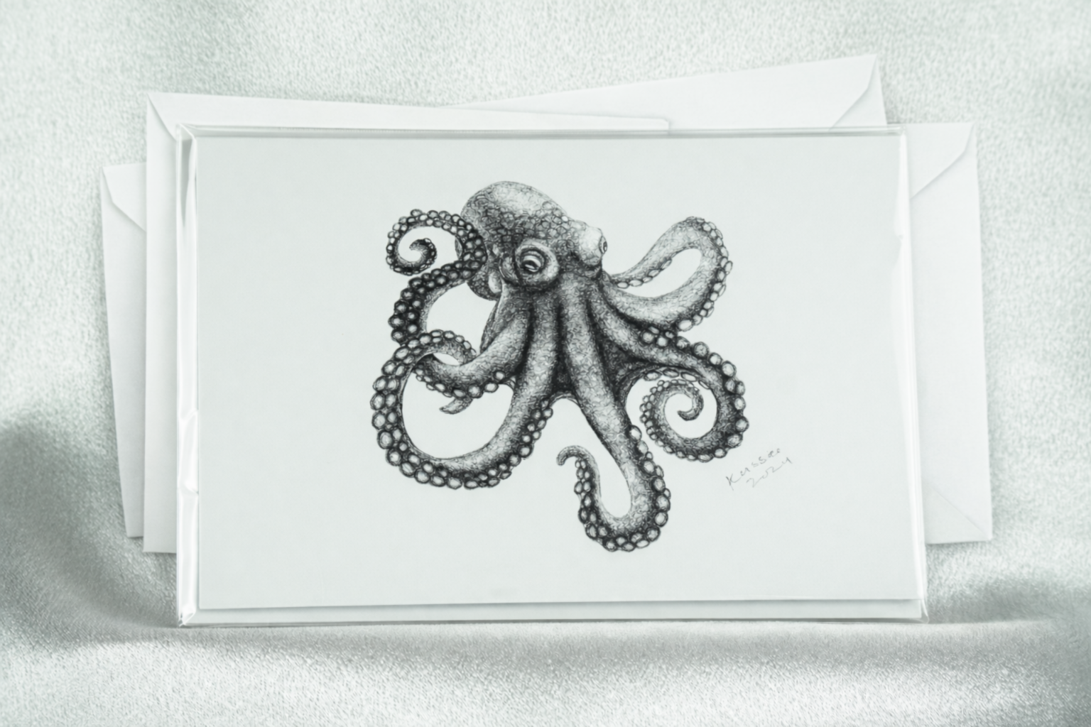 Pacific Octopus notecard presentation