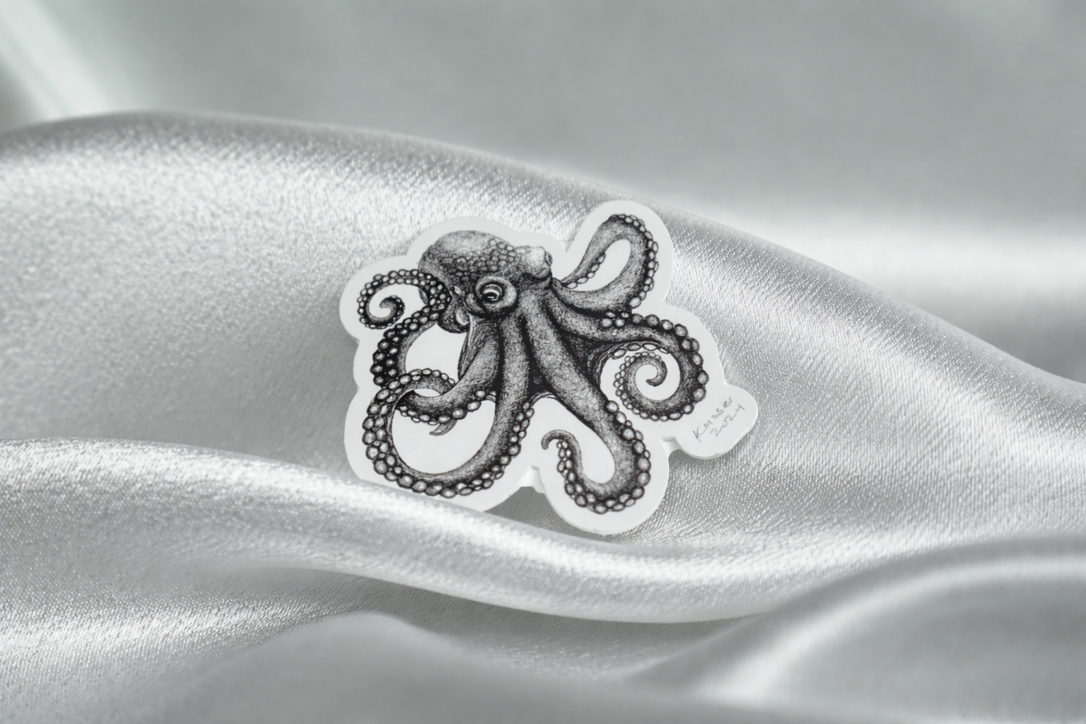 Pacific Octopus sticker presentation