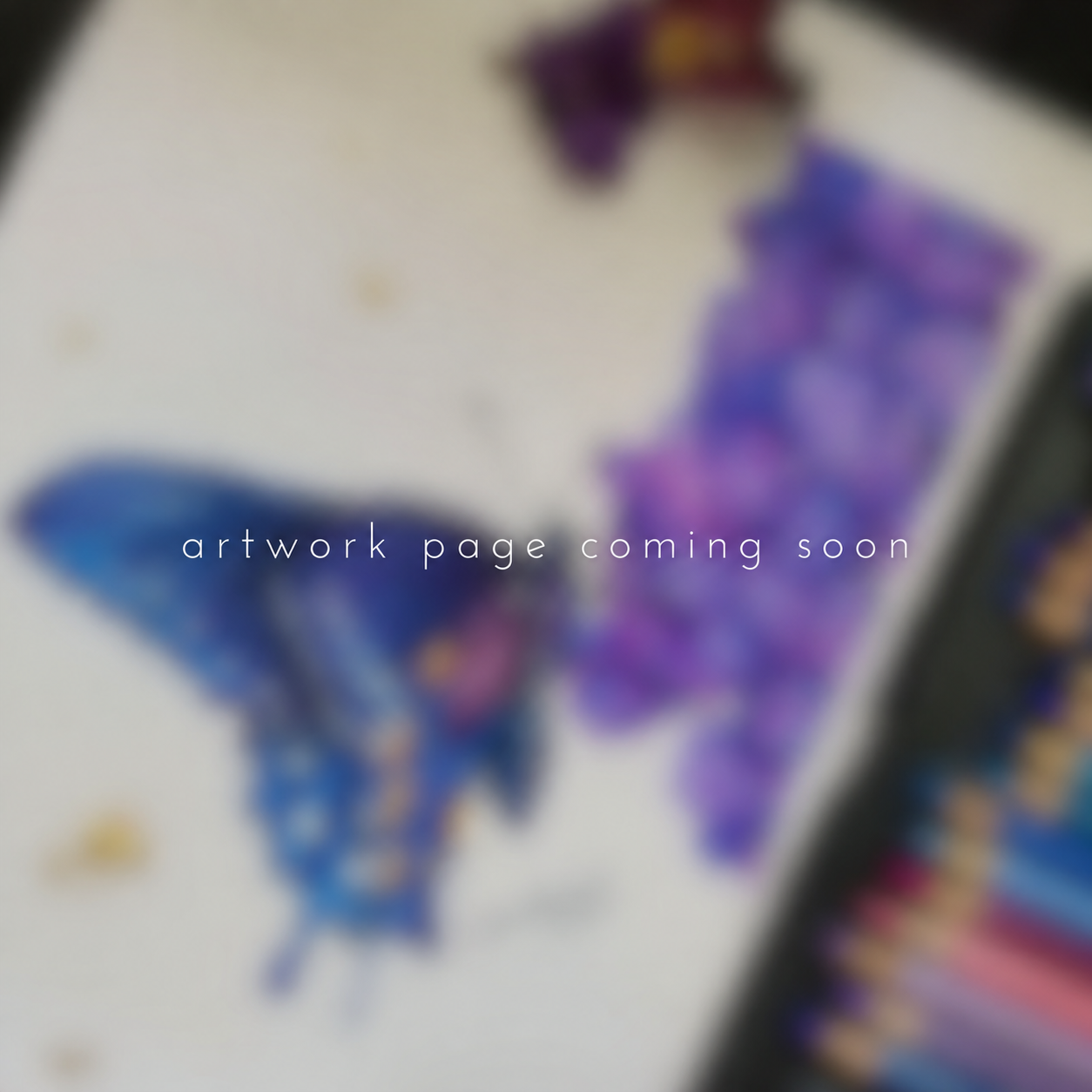 Butterflies And Hydrangeas artwork coming soon