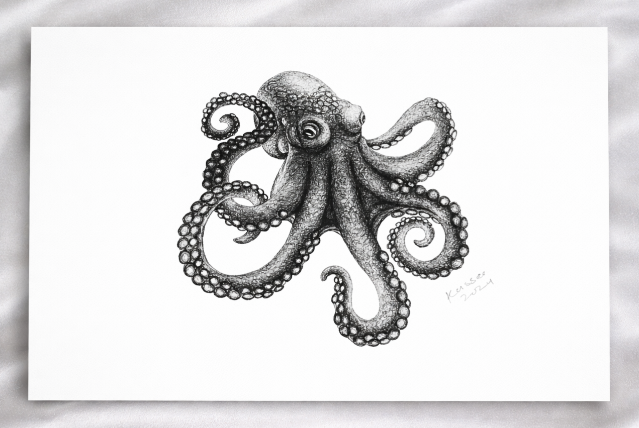 Pacific Octopus Artwork