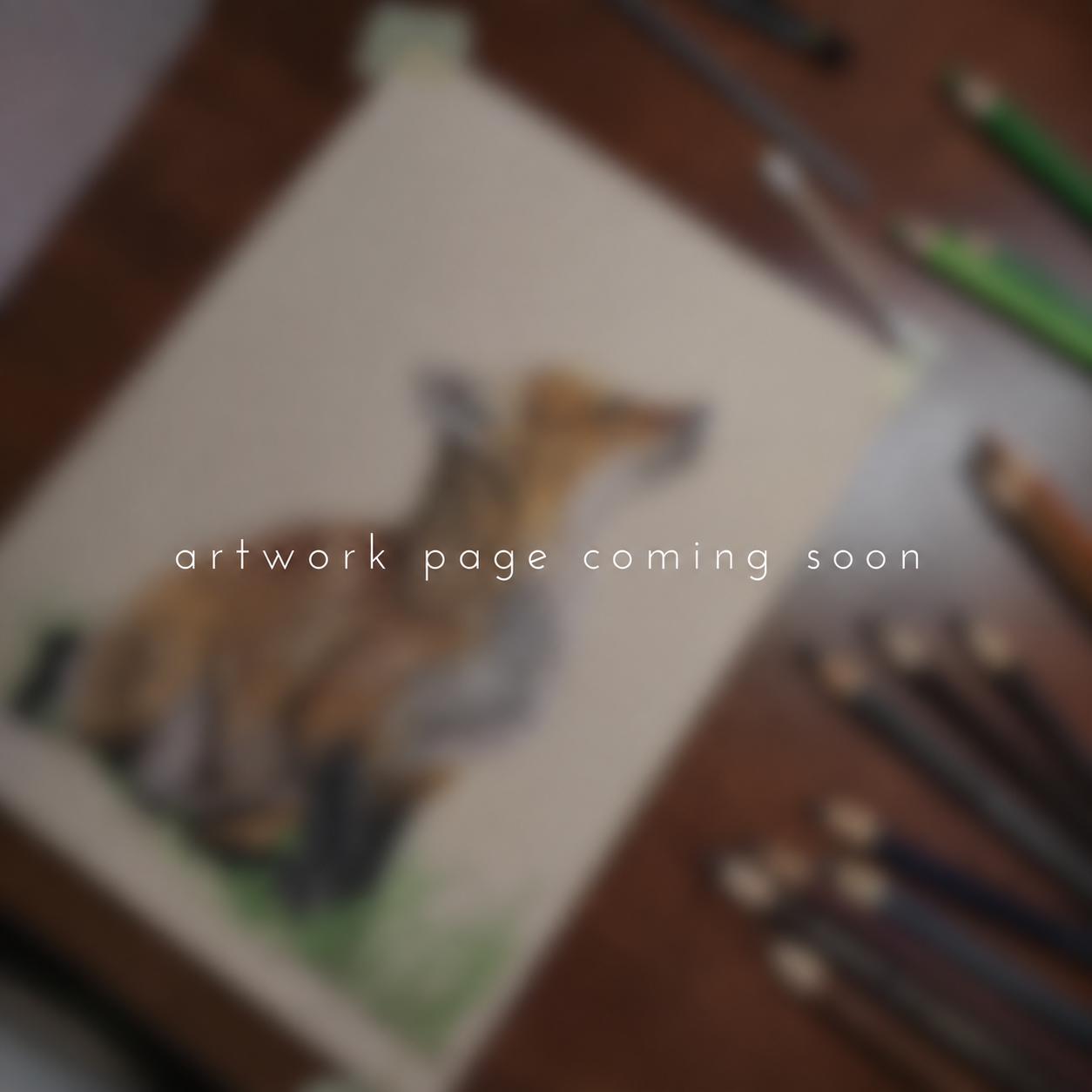 Red Fluffy Fox artwork coming soon